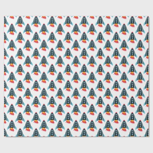 Papier Cadeau Rocket Space (Plat)