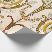 Papier Cadeau Rococo Floral Gold Decoupage (Coin)