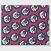 Papier Cadeau Rod le mod et le scooter (Plat)