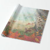 Papier Cadeau Roe Deer Capreolus capreolus dans la lumière du so (Déroulé)