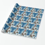 Papier Cadeau Rogh Collie avec Snowman Christmas<br><div class="desc">Magnifique collie art de Noël. Merveilleuse Marchandises de vacances idées cadeaux pour les amoureux de Collie sur votre liste d'achats. Les produits xmas comprennent des cartes,  ornements,  sweat - shirts à capuche,  sweatshirts,  plus. Offrez-vous des cadeaux de Noël ou offrez-vous !</div>