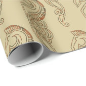 Papier Cadeau Rohirrim Flag (Coin rond)