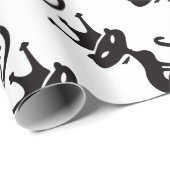 Papier Cadeau Roi de chat (Coin rond)