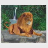 Papier Cadeau Roi de la jungle (Plat)