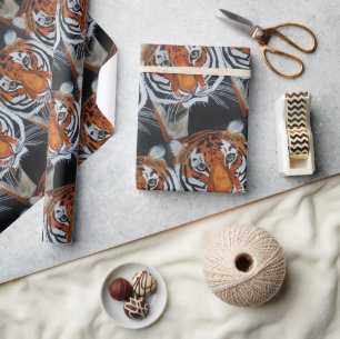 Papier Cadeau Roi de la Jungle Peinture par Alfred Fox