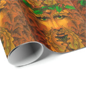 Papier Cadeau Roi de Noël (Coin rond)