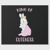 Papier Cadeau Roi Lapin De Mignité (Plat)