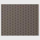 Papier Cadeau Roi noir (Plat)