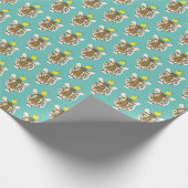 Papier Cadeau Roi royal de tigre exotique (Coin)