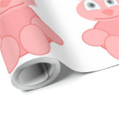 PAPIER CADEAU ROK BUNNY RABBIT (Coin rond)