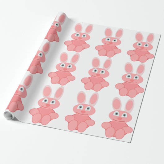 PAPIER CADEAU ROK BUNNY RABBIT (Déroulé)