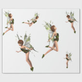 Papier Cadeau rôle de cadeau avec des fées (Plat)