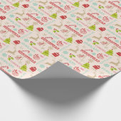 Papier Cadeau Roll minimaliste de Noël (Coin)
