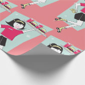 Papier Cadeau Roller Skates (Coin)