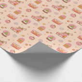 Papier Cadeau Rollerskates de Noël Super (Coin)