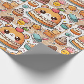 Papier Cadeau rolo de papel de presente com estampa infantil (Coin)