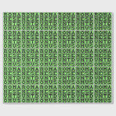 Papier Cadeau Romanes Eunt Domus, Graffiti Latin (Plat)