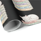 Papier Cadeau Romans de Jane Austen IX (Coin rond)