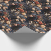 Papier Cadeau Romantique Baiser Steampunk Skulls Mariage gothiqu (Coin)