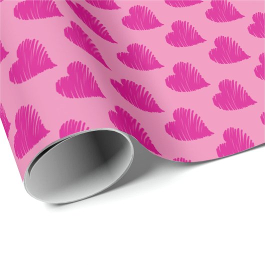 PAPIER CADEAU ROMANTIQUE MON AMOUR EST COMME UN PAPIER EN LAVAGE (Coin rond)