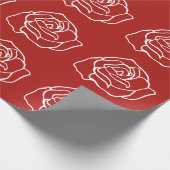 Papier cadeau Romantique Red Rose (Coin)