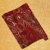 Papier Cadeau Romantique Rouge Bold Damask Paisley Bold Floral