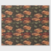 Papier Cadeau Romantisme d'été vintage : Humeur nostalgique (Plat)