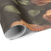 Papier Cadeau Romantisme d'été vintage : Humeur nostalgique (Coin rond)