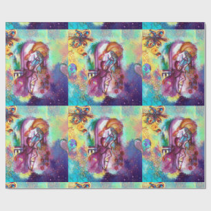 Papier Cadeau ROMEO ET JULIET Coeurs romantiques des Valentines