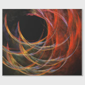 Papier Cadeau Rompre le cercle de l'art Abstrait (Plat)