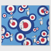 Papier Cadeau Rondeau de mod et enveloppe de cadeau de (Plat)