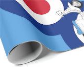 Papier Cadeau Rondeau de mod et enveloppe de cadeau de (Coin rond)