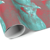 Papier Cadeau Rooster (Coin rond)