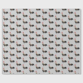 Papier Cadeau Rooster de ferme (Plat)