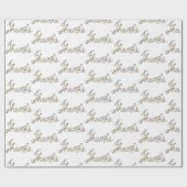 Papier Cadeau Rope et Ivy Thanks (Plat)