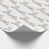 Papier Cadeau Rope et Ivy Thanks (Coin)