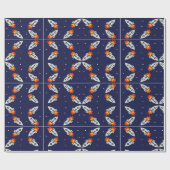 Papier Cadeau Roquettes folles (Plat)