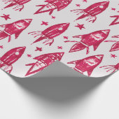 Papier Cadeau Roquettes Red Space (Coin)