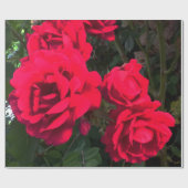 Papier Cadeau Rosarium de Red Roses (Plat)