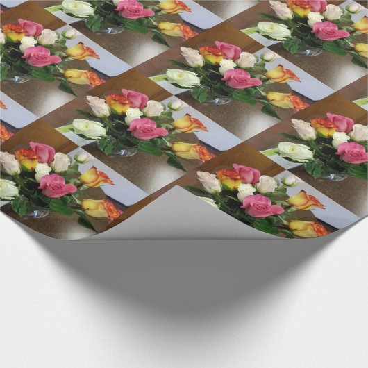 Papier Cadeau Rose (Coin)