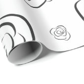 Papier Cadeau Rose (Coin rond)