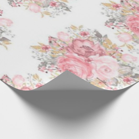 Papier Cadeau Rose (Coin)