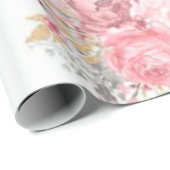 Papier Cadeau Rose (Coin rond)