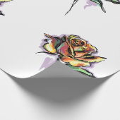 Papier Cadeau Rose (Coin)