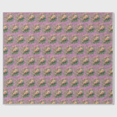 Papier Cadeau Rose (Plat)