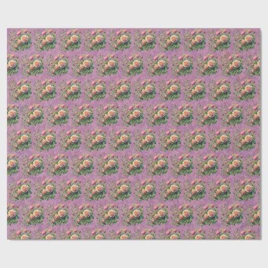 Papier Cadeau Rose (Plat)