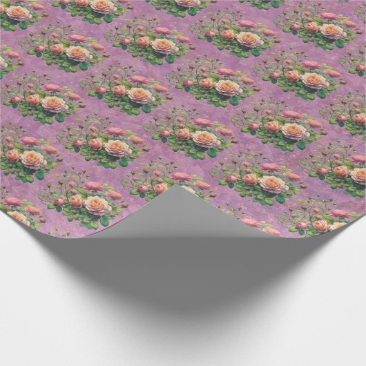 Papier Cadeau Rose (Coin)