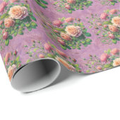 Papier Cadeau Rose (Coin rond)