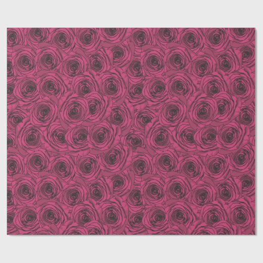 Papier Cadeau Rose (Plat)