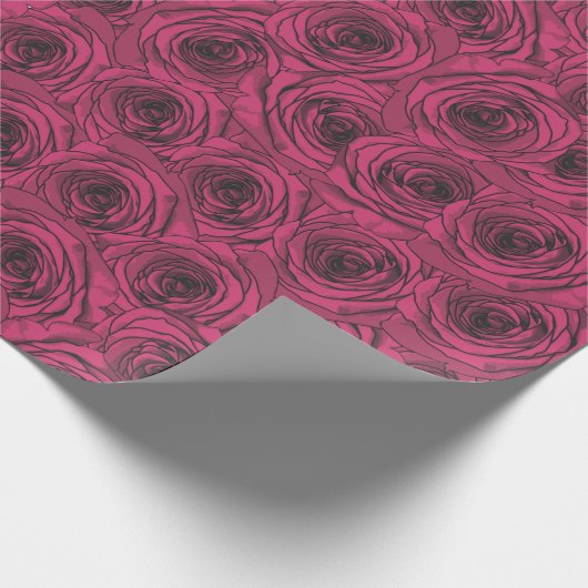 Papier Cadeau Rose (Coin)